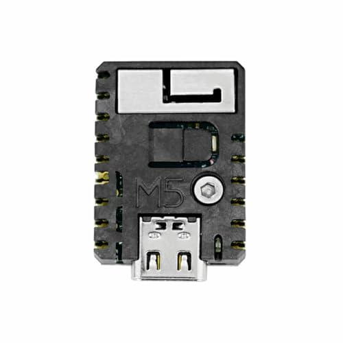 M5StampS3 ESP32S3 Modul - M5Stack Offizieller 8 MB Einplatinencomputer mit Espressif ESP32-S3FN8 Hauptsteuerchip, Dual-Core-Xtensa 32-Bit LX7 Prozessor, Taste, RGB-LED, 2,4 GHz WLAN M5StampS3 ESP32S3 Modul - M5Stack Offizieller 8 MB Einplatinencomputer mit Espressif ESP32-S3FN8 Hauptsteuerchip, Dual-Core-Xtensa 32-Bit LX7 Prozessor, Taste, RGB-LED, 2,4 GHz WLAN von M5Stack