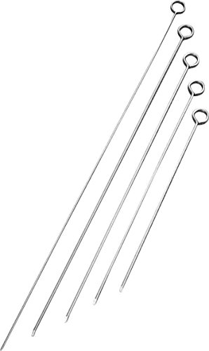 12 x MAAJ® SPIESSE GRILLSPIESSE SCHASCHLIKSPIESSE EDELSTAHL 30 cm von MAAJ