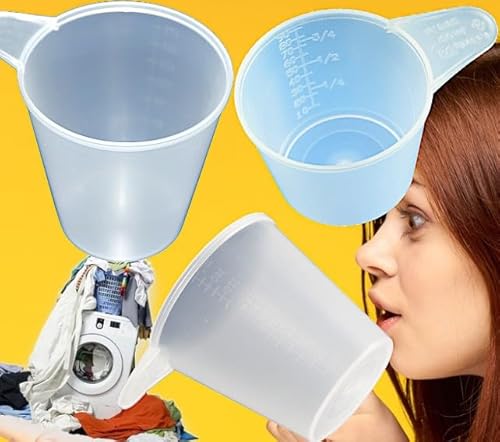 3 x MAAJ MESSBECHER FÜR WASCHMITTEL WASCHPULVERMESSBECHER - MADE IN EU - 100ml + 175ml + 200ml 3 x MAAJ MESSBECHER FÜR WASCHMITTEL WASCHPULVERMESSBECHER - MADE IN EU - 100ml + 175ml + 200ml von MAAJ