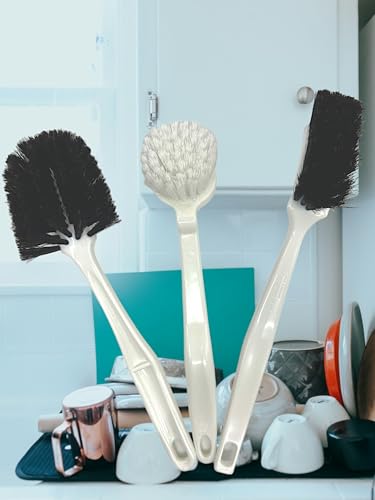 3 x MAAJ Set SPÜLBÜRSTEN SCHMAL + RUND + DISKETT 3 Formen FÜR Verschiedene ZWECKE ROSSHAAR SCHABKANTE - Made IN Germany 3 x MAAJ Set SPÜLBÜRSTEN SCHMAL + RUND + DISKETT 3 Formen FÜR Verschiedene ZWECKE ROSSHAAR SCHABKANTE - Made IN Germany von MAAJ