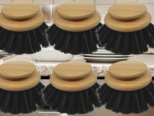 6 x Set MAAJ ERSATZ BÜRSTENKOPF FÜR SPÜLBÜRSTE weiches ROSSHAAR - Made IN Germany - Plastikfrei 6 x Set MAAJ ERSATZ BÜRSTENKOPF FÜR SPÜLBÜRSTE weiches ROSSHAAR - Made IN Germany - Plastikfrei von MAAJ
