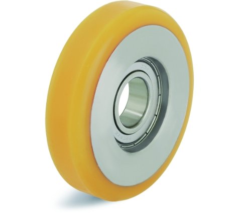 BLICKLE EXTRATHANE® FÜHRUNGSROLLE FSTH 60x25/20-12K. MIT KUGELLAGER. DURCHMESSER 60 mm von MAAJ