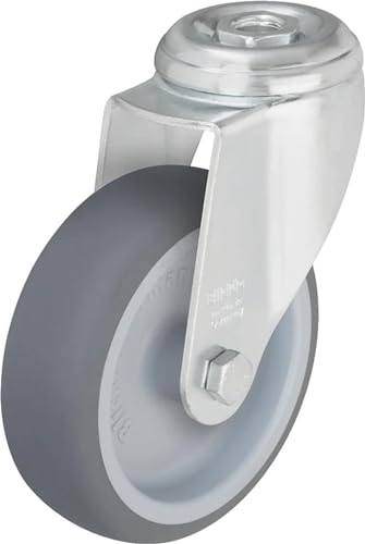 BLICKLE LENKROLLE MIT RÜCKENLOCH LKRA-TPA 80G. MIT GLEITLAGER. DURCHMESSER 80 mm von MAAJ