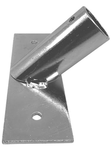 ERSATZTEILE Besen Befestigung ZUBEHÖR Montage Reparatur TELESKOPSTIEL Metall Halter Gewinde Adapter KONUS (Metallhalter Ø 24mm schräg stabil geschweißt) von MAAJ
