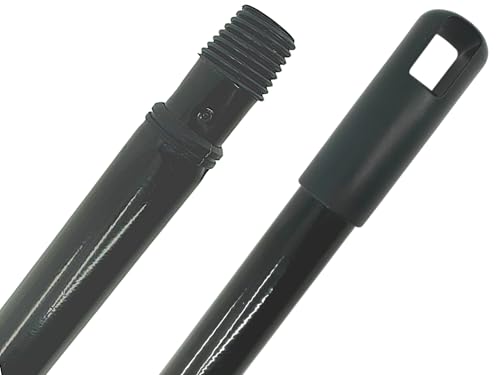 ERSATZTEILE Besen Befestigung ZUBEHÖR Montage Reparatur TELESKOPSTIEL Metall Halter Gewinde Adapter KONUS (Teleskop-Stiel 24mm Metall schwarz extra stabil) von MAAJ