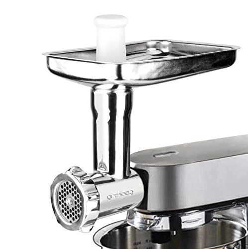 GROSSAG FLEISCHWOLF ZU SMEG + KENWOOD KFW 600 GRÖSSE 5 AUS EDELSTAHL SET MIT 3 LOCHSCHEIBEN + VORSATZ SPRITZGEBÄCK + VORSATZ WURSTFÜLLER GROSSAG FLEISCHWOLF ZU SMEG + KENWOOD KFW 600 GRÖSSE 5 AUS EDELSTAHL SET MIT 3 LOCHSCHEIBEN + VORSATZ SPRITZGEBÄCK + VORSATZ WURSTFÜLLER von MAAJ