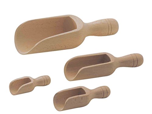 MAAJ® MEHLSCHAUFEL HOLZSCHAUFEL SALZSCHAUFEL XXL 24 cm AUS BUCHENHOLZ von MAAJ