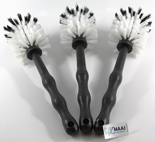 MAAJ 3 x UNIVERSALBÜRSTE schwarz MIXTÖPFE KOMPATIBEL zu THERMOMIX - MADE IN GERMANY von MAAJ