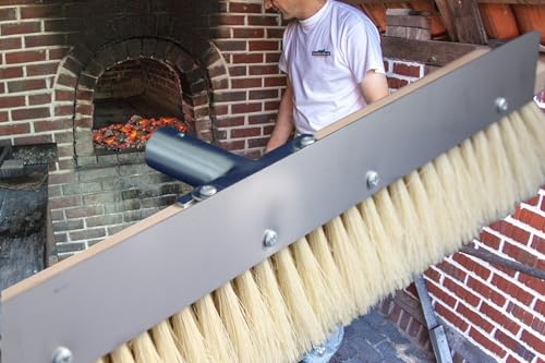 MAAJ BACKOFENBESEN in 5 Varianten - WIE ZU Omas Zeiten - WÄHLBARE Halterung OPTINALER STIEL - BAUKASTENSYSTEM - Made IN Germany (Fiber 50cm mit Metallschaber) von MAAJ