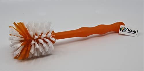 MAAJ Baukasten BÜRSTEN System FÜR MIXTÖFPE KOMPATIBEL FÜR THERMOMIX WIE UNIVERSALBÜRSTE MESSERBÜRSTE NACH Wahl - Made IN Germany (Universalbürste Orange) von MAAJ