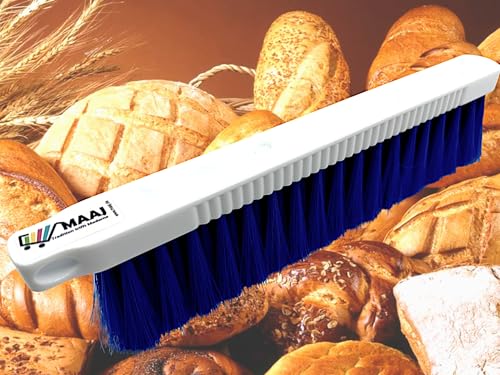MAAJ Profi Hygiene MEHLBESEN 30cm HACCP - FÜR DIREKTEN Kontakt MIT Lebensmittel - SPÜLMASCHINENGEEIGNET - Made IN Germany (Blau/Blue) von MAAJ
