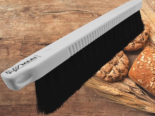 MAAJ Profi Hygiene MEHLBESEN SCHWARZ 30cm HACCP - FÜR DIREKTEN Kontakt MIT Lebensmittel - SPÜLMASCHINENGEEIGNET - Made IN Germany von MAAJ