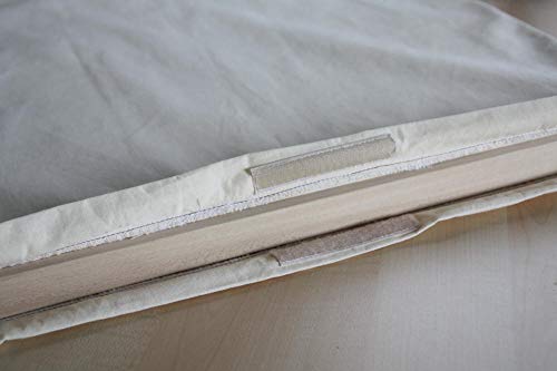 MAAJ SCHUTZBEUTEL/TASCHE FÜR BACKBRETTER 6 VERSCHIEDENE GRÖSSEN AUS BAUMWOLLE MIT KLETTVERSCHLUSS ZUM AUFBEWAHREN (110x60cm) von MAAJ