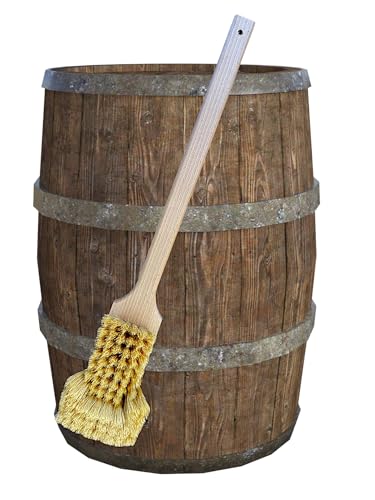 MAAJ STIELBÜRSTE 29/40/60 cm LANGSTIEL 3 HÄRTEGRADE - VEGAN - PLASTIKFREI - Made IN Germany (60 cm Fiber) von MAAJ