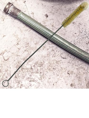 MAAJ TÜLLENBÜRSTEN MIT WOLLKOPF in 8 verschiedenen Durchmessern 5-60mm - WEICHE NATURBORSTEN PLASTIKFREI - Made IN Germany (Ø 15 mm ; L=265mm) von MAAJ