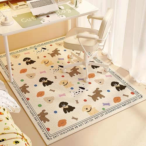 MAAOBR Bodenschutzmatte Bürostuhl Unterlage Teppich Schreibtischstuhl Unterlage Kratzfest rutschfest Bodenschutzmatte Gaming Teppich für Hartböden Büro(Coffee,100x120cm) von MAAOBR