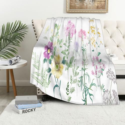MAAPCHP Kuscheldecke Flauschig Decke Fleecedecke Blumen Aquarell Illustration Muttertag Wohndecke Warm Winter Weich,Decke Couch Blanket,Wohn- & Kuscheldecken 150 x 200 cm,Sofa überwurfdecke MAAPCHP Kuscheldecke Flauschig Decke Fleecedecke Blumen Aquarell Illustration Muttertag Wohndecke Warm Winter Weich,Decke Couch Blanket,Wohn- & Kuscheldecken 150 x 200 cm,Sofa überwurfdecke von MAAPCHP
