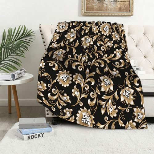MAAPCHP Kuscheldecke Flauschig Decke Fleecedecke Blumen Silhouette Ornament Curl Dekora Wohndecke Warm Winter Weich,Decke Couch Blanket,Wohn- & Kuscheldecken 150 x 200 cm,Sofa überwurfdecke MAAPCHP Kuscheldecke Flauschig Decke Fleecedecke Blumen Silhouette Ornament Curl Dekora Wohndecke Warm Winter Weich,Decke Couch Blanket,Wohn- & Kuscheldecken 150 x 200 cm,Sofa überwurfdecke von MAAPCHP