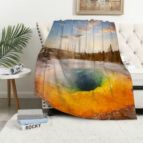 MAAPCHP Kuscheldecke Flauschig Decke Fleecedecke Morning Glory Pool im Yellowstone NATI Wohndecke Warm Winter Weich,Decke Couch Blanket,Wohn- & Kuscheldecken 150 x 200 cm,Sofa überwurfdecke MAAPCHP Kuscheldecke Flauschig Decke Fleecedecke Morning Glory Pool im Yellowstone NATI Wohndecke Warm Winter Weich,Decke Couch Blanket,Wohn- & Kuscheldecken 150 x 200 cm,Sofa überwurfdecke von MAAPCHP