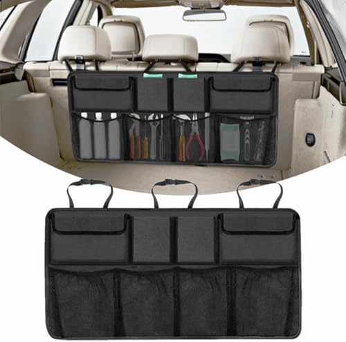MABEINIU Kofferraum Organizer Auto für BMW X1 iX1 U11 2022 2023 2024, Aufbewahrungstasche Kofferraumtasche Faltbar Wasserdicht Kofferraum Tasche Organizer Auto von MABEINIU