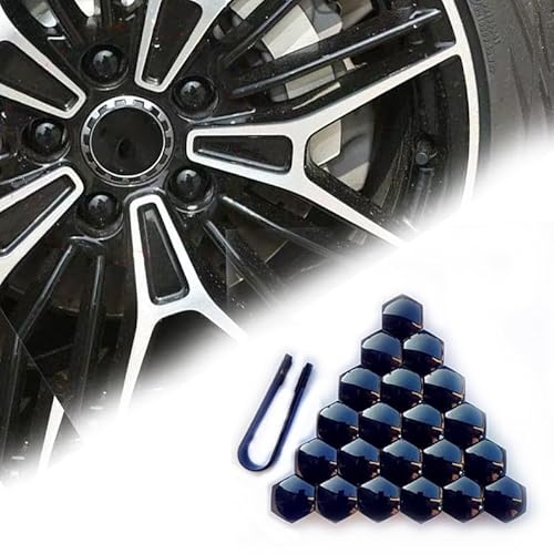 MABEIXI 20 Stücke Radschraubenkappen für Toyota Land Cruiser LC100 Auto Radmutternkappen, Radschrauben Radmuttern Radbolzen Kappen Schraubenfelgen Außenschutz, Electroplating Black 19mm MABEIXI 20 Stücke Radschraubenkappen für Toyota Land Cruiser LC100 Auto Radmutternkappen, Radschrauben Radmuttern Radbolzen Kappen Schraubenfelgen Außenschutz, Electroplating Black 19mm von MABEIXI
