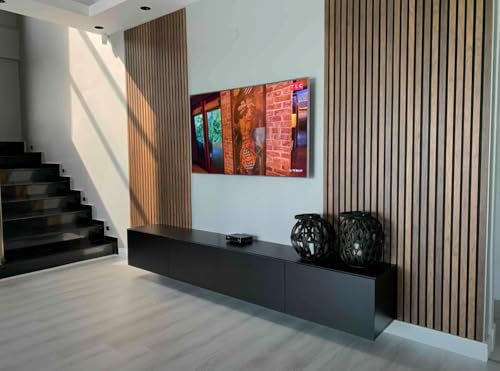 MAC DİZAYN MİLAS TV-Schrank, Matt Schwarz, 220 cm von MAC DİZAYN