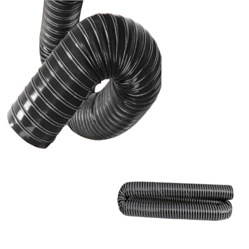 MACAGGTNTU 25 51 80 102 127 152mm Silikon Luftkanalschlauch Schwarz Entlüftungsschlauch Lüftungsschlauch Für Heizungs, Lüftungs, Klimasysteme(6m/19.6ft,25mm) von MACAGGTNTU