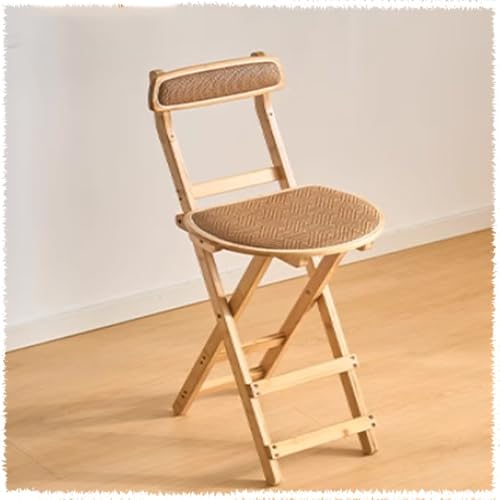 MACAGGTNTU 48 63 70cm Tragbare Klappbare Faltbarer Hocker, Gepolsterte Klappbare Klappsessel Mit Rückenlehne Und Fußstütze, Leichter Sitzhocker Klappbar ﻿(Original Color,70.5cm/27.7in) von MACAGGTNTU