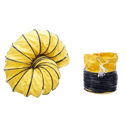 MACAGGTNTU PVC Schlauch Warmluftschlauch 1 2 3 5 6 8 10m Länge 180/250/300/350/400mm Durchmesser Flexibler Kanalschlauch Für Ventilator Dienstprogramm Gebläse(10m(32.8ft),500mm/20in) von MACAGGTNTU