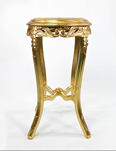 MACE Heritage-Barocktisch Gold-Beige Marmorplatte-Handgefertigt-Klassische Möbel, antiker Tisch, Kleiner runder Beistelltisch, Massivholz, Flur- und Wohnzimmermöbel 70cm x 40cm MACE Heritage-Barocktisch Gold-Beige Marmorplatte-Handgefertigt-Klassische Möbel, antiker Tisch, Kleiner runder Beistelltisch, Massivholz, Flur- und Wohnzimmermöbel 70cm x 40cm von Mace
