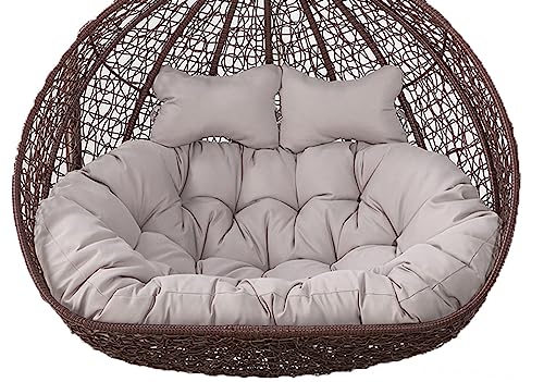 MACGRIP Large Egg Chair Swing Kissen, hängende Hängematte Stuhl Kissen Ersatz, waschbar dicken Personen Wicker Outdoor Swing Kissen, wasserdicht und Sun-Resiatant,D von MACGRIP