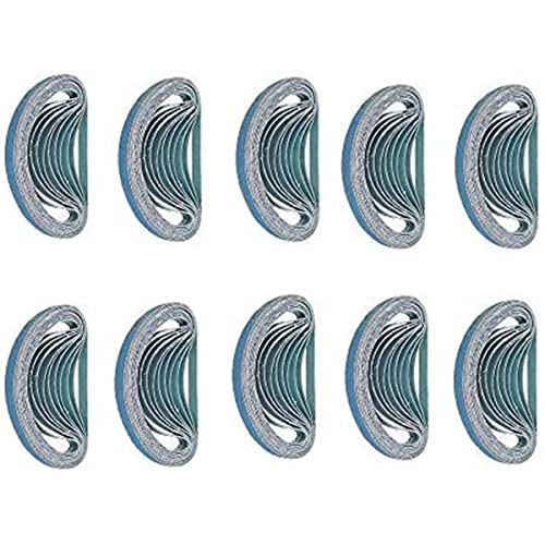 10 Stück Schleifband 80 Körnung Bandschleifer Papier gemischte Elektrowerkzeug Schleifbänder 20 mm x 520 mm 10 Stück Schleifband 80 Körnung Bandschleifer Papier gemischte Elektrowerkzeug Schleifbänder 20 mm x 520 mm von MACHSWON