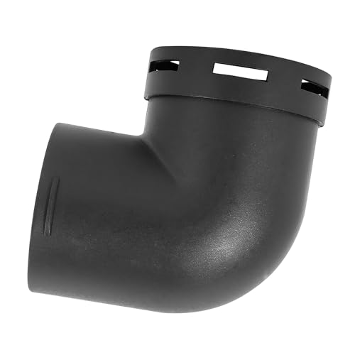 60 mm Auto Lufterhitzerkanal Auto Heizung Warmluftkanal Rohr 90° Winkelschlauch Auslassverbinder Schwarz von MACHSWON