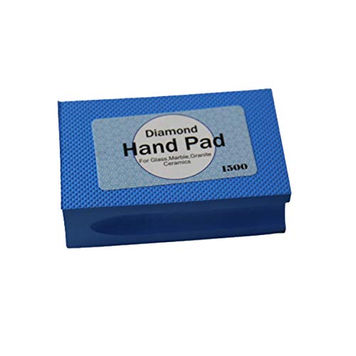Diamant Handpad, 1500 Körnung Diamant Hand Polierpad Galvanisiert Polierpad Handheld Schleifblock 1 Stück von MACHSWON