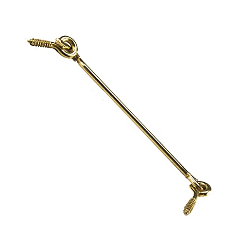 Haken und Ösenriegel 25 cm Retro Kabinenhaken außen massives Messing Türhaken Riegel Fensterschrank Riegel für Tür Tor Fenster Schrank Schuppen Kupfer Haken und Ösenriegel 25 cm Retro Kabinenhaken außen massives Messing Türhaken Riegel Fensterschrank Riegel für Tür Tor Fenster Schrank Schuppen Kupfer von MACHSWON