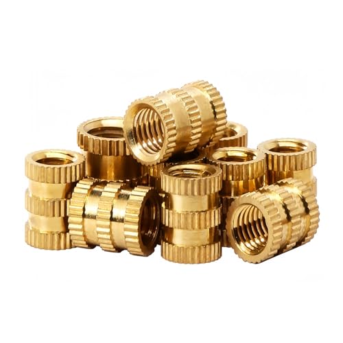 MACHSWON 10 Stück Messing gerändelte Injektionsmutter M5 x 20 x 7 mm Kupfer Blume Muttern & Schrauben Einspritzmutter Rändelmutter Heißschmelzmutter MACHSWON 10 Stück Messing gerändelte Injektionsmutter M5 x 20 x 7 mm Kupfer Blume Muttern & Schrauben Einspritzmutter Rändelmutter Heißschmelzmutter von MACHSWON