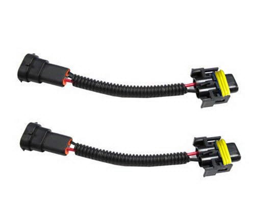 MACHSWON 2 x H11 H8 H9 Verlängerungskabelbaum-Steckdosen für Scheinwerfer oder Nebelscheinwerfer, PVC-Nylon-Stecker MACHSWON 2 x H11 H8 H9 Verlängerungskabelbaum-Steckdosen für Scheinwerfer oder Nebelscheinwerfer, PVC-Nylon-Stecker von MACHSWON