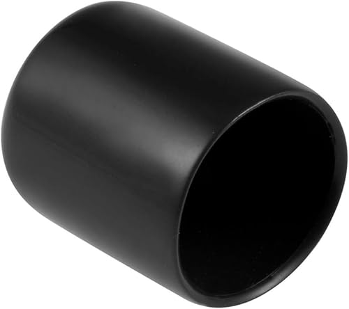 MACHSWON 20mm Gummiendkappen Vinyl Runde Endkappe Abdeckung Ende Sicherheitsabdeckung,Schwarz, 25 Stk. von MACHSWON