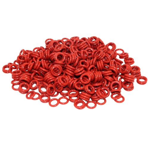 MACHSWON 30 Stück Silikon-O-Ringe-Dichtungsringe, Dichtung, 9,6 mm Außendurchmesser, 6 mm Innendurchmesser, 1,8 mm Breite, Silikon-Unterlegscheibe, runder Dichtungsring, Rot MACHSWON 30 Stück Silikon-O-Ringe-Dichtungsringe, Dichtung, 9,6 mm Außendurchmesser, 6 mm Innendurchmesser, 1,8 mm Breite, Silikon-Unterlegscheibe, runder Dichtungsring, Rot von MACHSWON