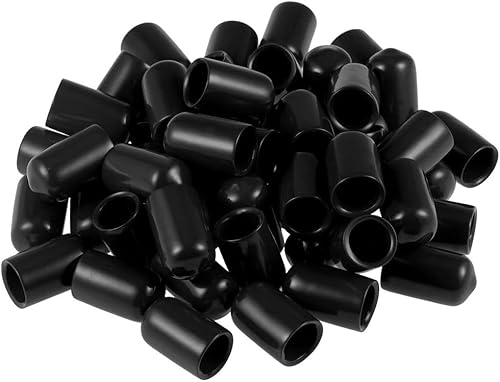 MACHSWON 50 Stück Gummi-Endkappen, 10 mm Innendurchmesser, Vinyl, runde Endkappen, Schraubgewinde-Protektoren, Rohrbolzenkappe zum Schutz von Schrauben, Rohren, Kabeln, Drähten usw MACHSWON 50 Stück Gummi-Endkappen, 10 mm Innendurchmesser, Vinyl, runde Endkappen, Schraubgewinde-Protektoren, Rohrbolzenkappe zum Schutz von Schrauben, Rohren, Kabeln, Drähten usw von MACHSWON