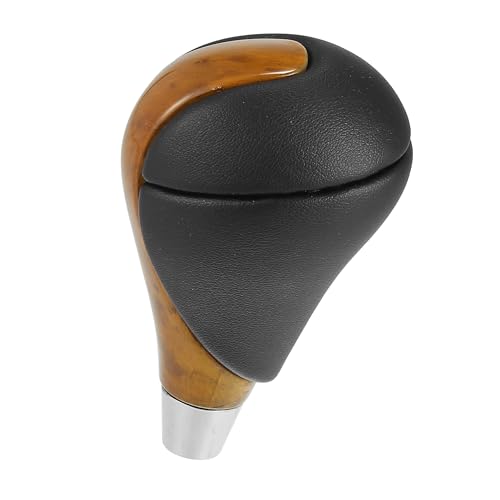 MACHSWON Automatischer Schaltknauf für Lexus ES350 2007-2015 RX350 RX450h GS300 GS350 IS250 IS350 2004-2015 GS450 2007-2011 Kunstleder Hellbraun Holzmuster Nicht für Schaltgetriebe von MACHSWON