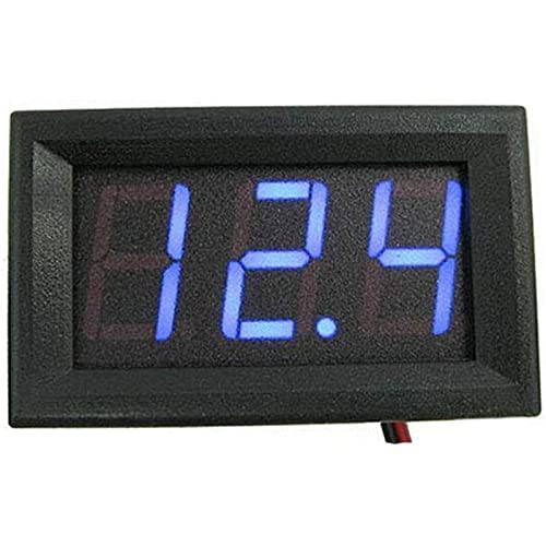 MACHSWON Digital Voltmeter LED Digital Display Panel DC 5.00-30V Spannungsmesser Voltmeter 1.4cm DC Voltmeter für Auto und Motor Blau MACHSWON Digital Voltmeter LED Digital Display Panel DC 5.00-30V Spannungsmesser Voltmeter 1.4cm DC Voltmeter für Auto und Motor Blau von MACHSWON
