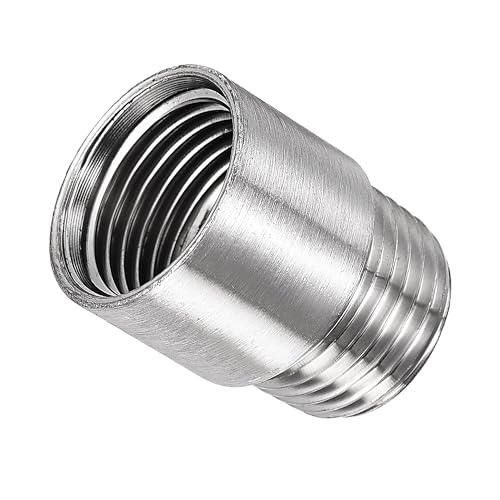 MACHSWON Duschkopf-Verlängerungsarm, 30 mm, Duscharm-Verlängerung, Duschkopf-Verlängerung, 304 Edelstahl, 1/2PT Außengewinde auf 1/2PT Innengewinde, 2 Stück MACHSWON Duschkopf-Verlängerungsarm, 30 mm, Duscharm-Verlängerung, Duschkopf-Verlängerung, 304 Edelstahl, 1/2PT Außengewinde auf 1/2PT Innengewinde, 2 Stück von MACHSWON