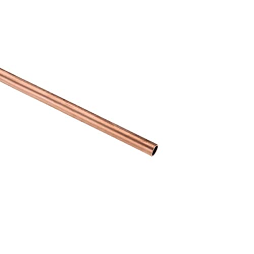 MACHSWON Kupfer-Rundrohr T2 Kupferrohre 3 mm Außendurchmesser 1 mm Wandstärke 100 mm Länge nahtloses, gerades Rohrrohr von MACHSWON