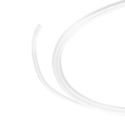 MACHSWON Transparenter PVC-Schlauch, 1 mm Innendurchmesser, 1,6 mm Außendurchmesser, 2 m Länge, flexibler PVC-Schlauch, leichter Kunststoffschlauch für Wasser, Öl, Luftleitung von MACHSWON