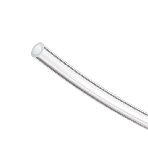 MACHSWON Transparenter PVC-Schlauch, 3 mm Innendurchmesser, 5 mm Außendurchmesser, 1 m Länge, flexibler PVC-Schlauch, leichter Kunststoffschlauch für Wasser, Öl, Luftleitung von MACHSWON