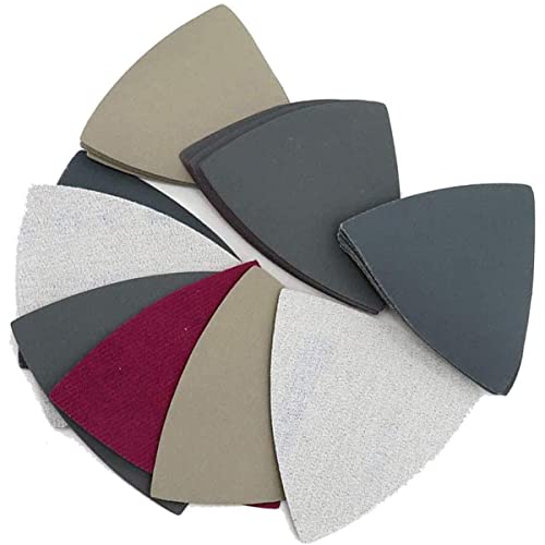 Schleifpapier, dreieckig, 90 mm, Klettverschluss, Körnung 3000, 10 Stück Schleifpapier, dreieckig, 90 mm, Klettverschluss, Körnung 3000, 10 Stück von MACHSWON