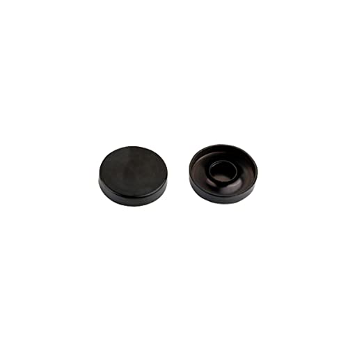 Spiegelschrauben, 40 mm, gebürsteter 304 Edelstahl, Abdecknägel für dekorative Spiegel, Schilder/Werbeschläge, Nägel, Konstruktion (schwarz) von MACHSWON