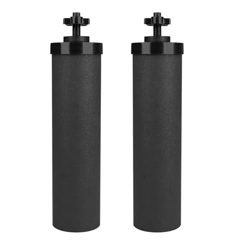 Wasserfilter Ersatz Schwarz Element Kartusche Kompatibel mit Berkey® BB9-2® Schwerkraftfiltersystem, für Berkey® Wasserfilter Ersatz 2 Stück von MACIFECI