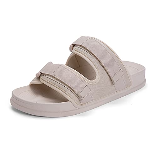 Herren Diabetic Slippers/Arthritis Ödeme Einstellbarer Verschluss Memory Foam Hausschuhe Öffnen Zehe-Extra-Widecomfort Ältere Schuhe,Beige,43 Herren Diabetic Slippers/Arthritis Ödeme Einstellbarer Verschluss Memory Foam Hausschuhe Öffnen Zehe-Extra-Widecomfort Ältere Schuhe,Beige,43 von MACIUM